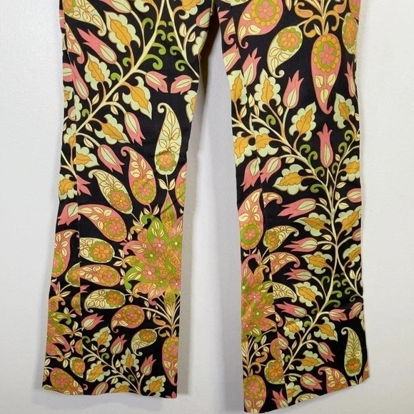 Zara 70s Multicolored Groove Flare Paisley Printed  Pant - Picture 9 of 15
